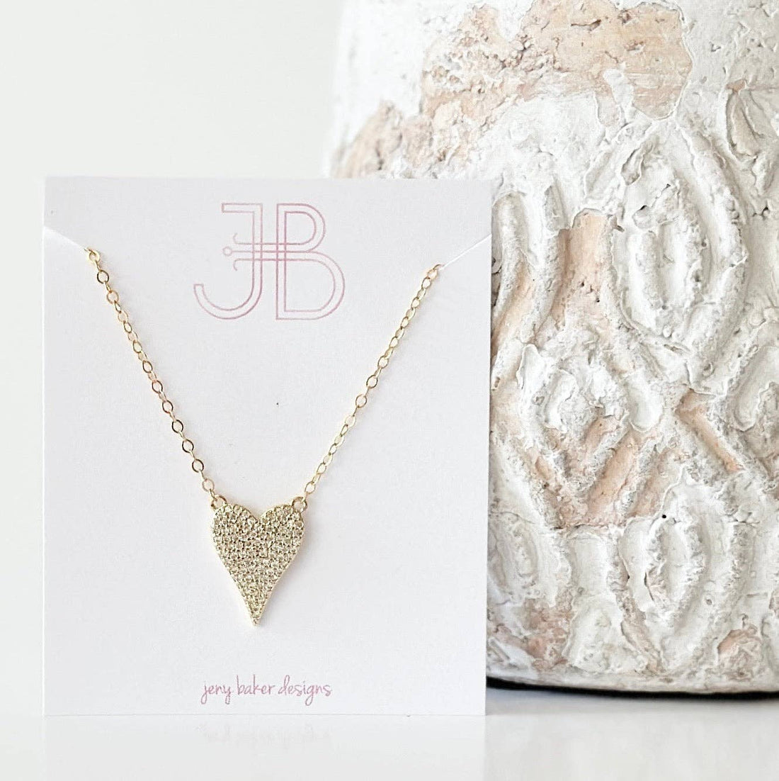 Broadway Heart Necklace: Medium