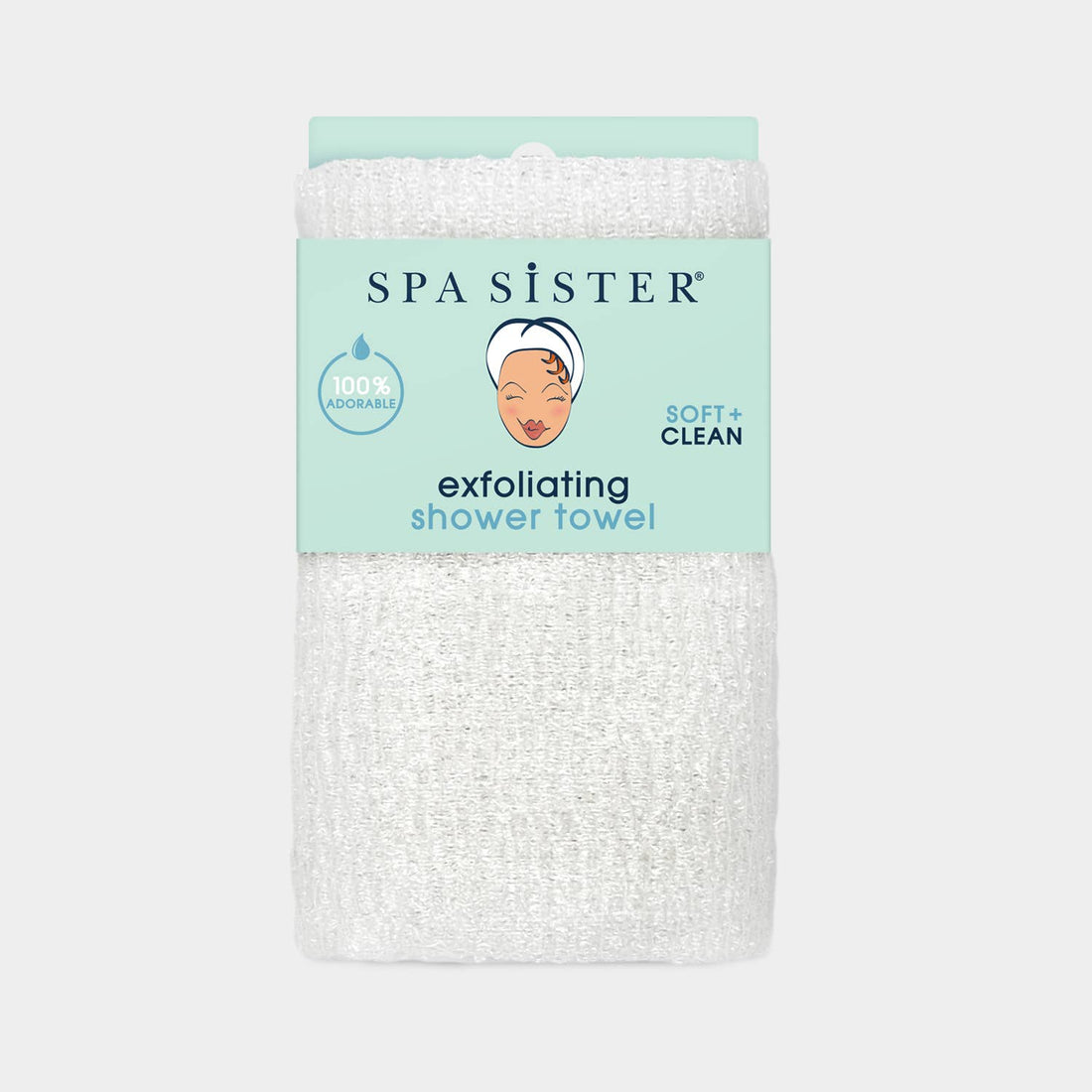 Exfoliating Spa Towel: White