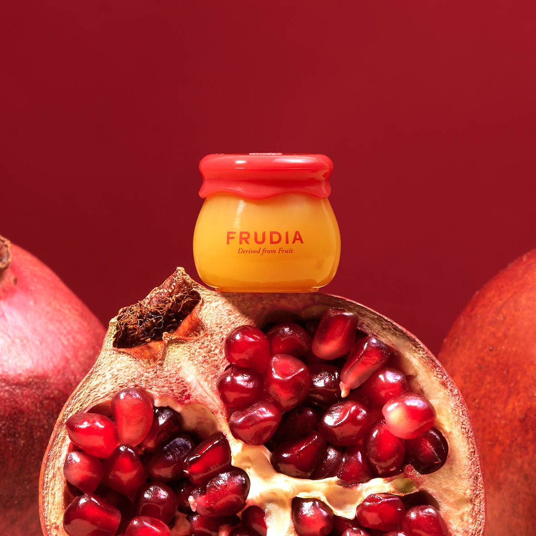 FRUIDA Hydrating Honey Lip Balm: Pomegranate Tinted Plumping