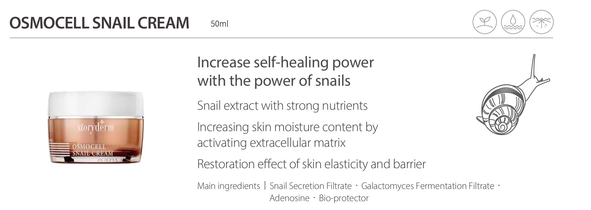 Osmocell Snail Cream by Storyderm