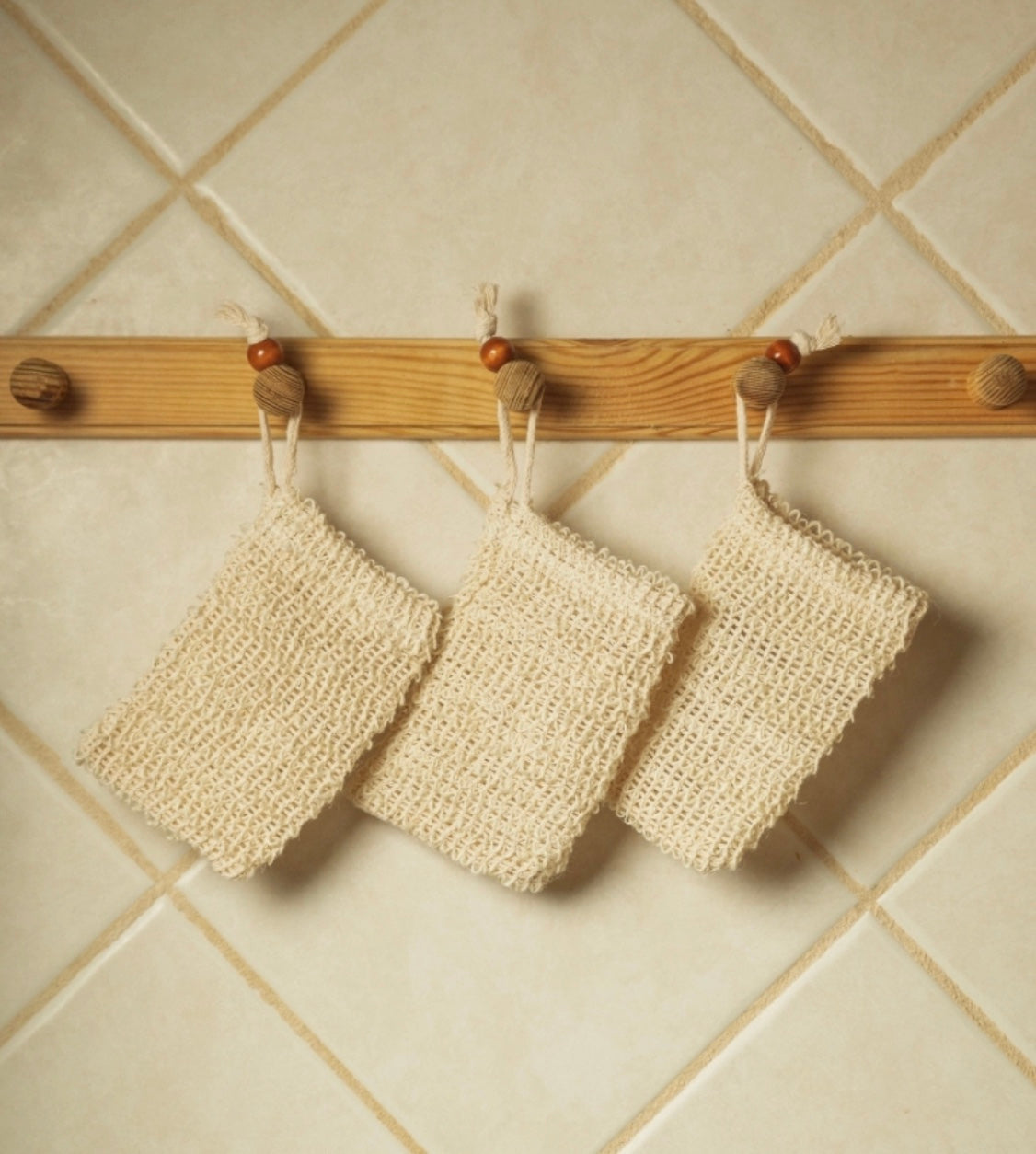 Compostable Sisal Soap Saver Bag