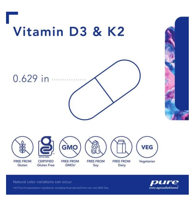 Vitamin D3 & K2 120&