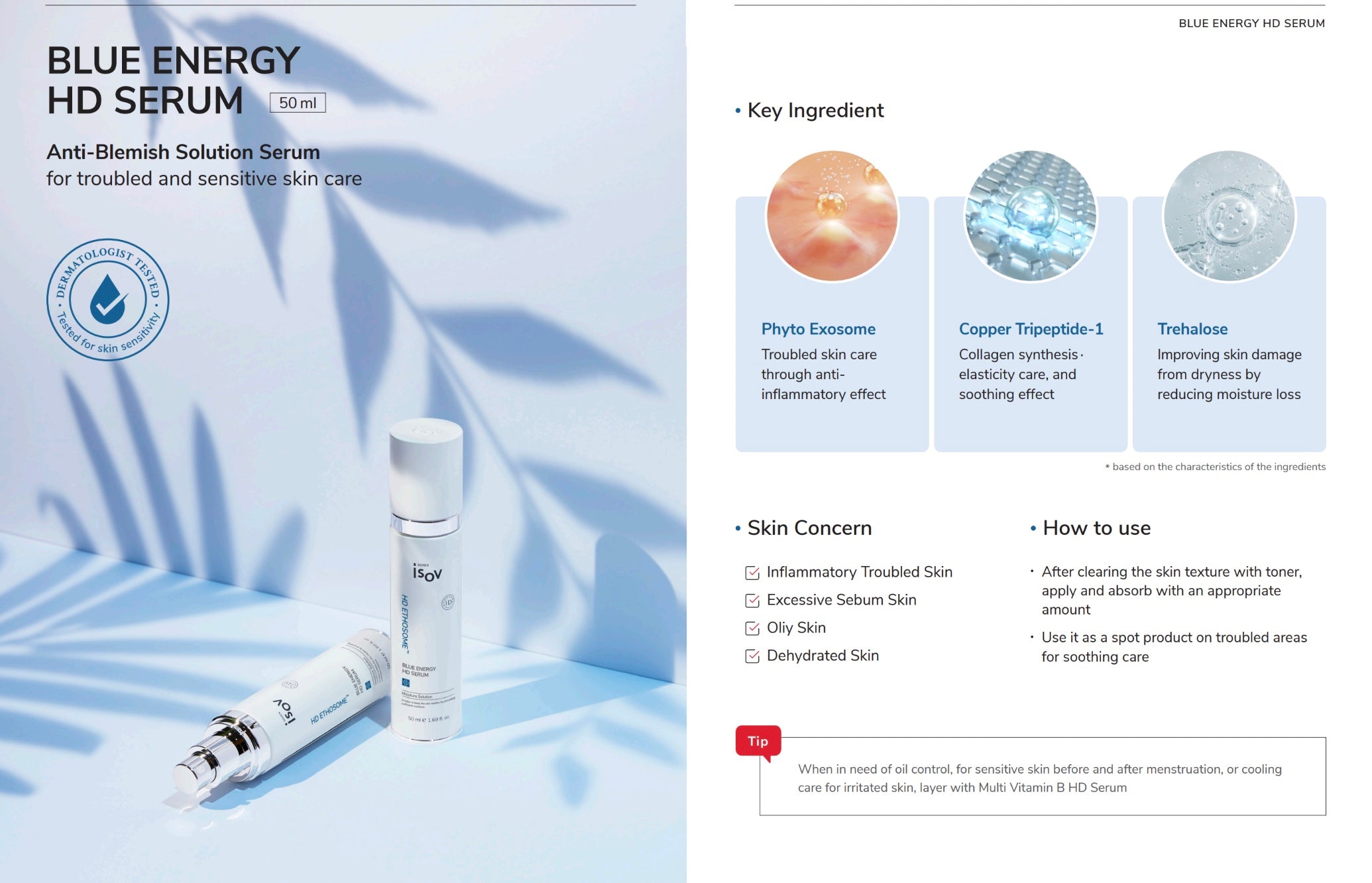 Blue Energy HD Serum by iSov