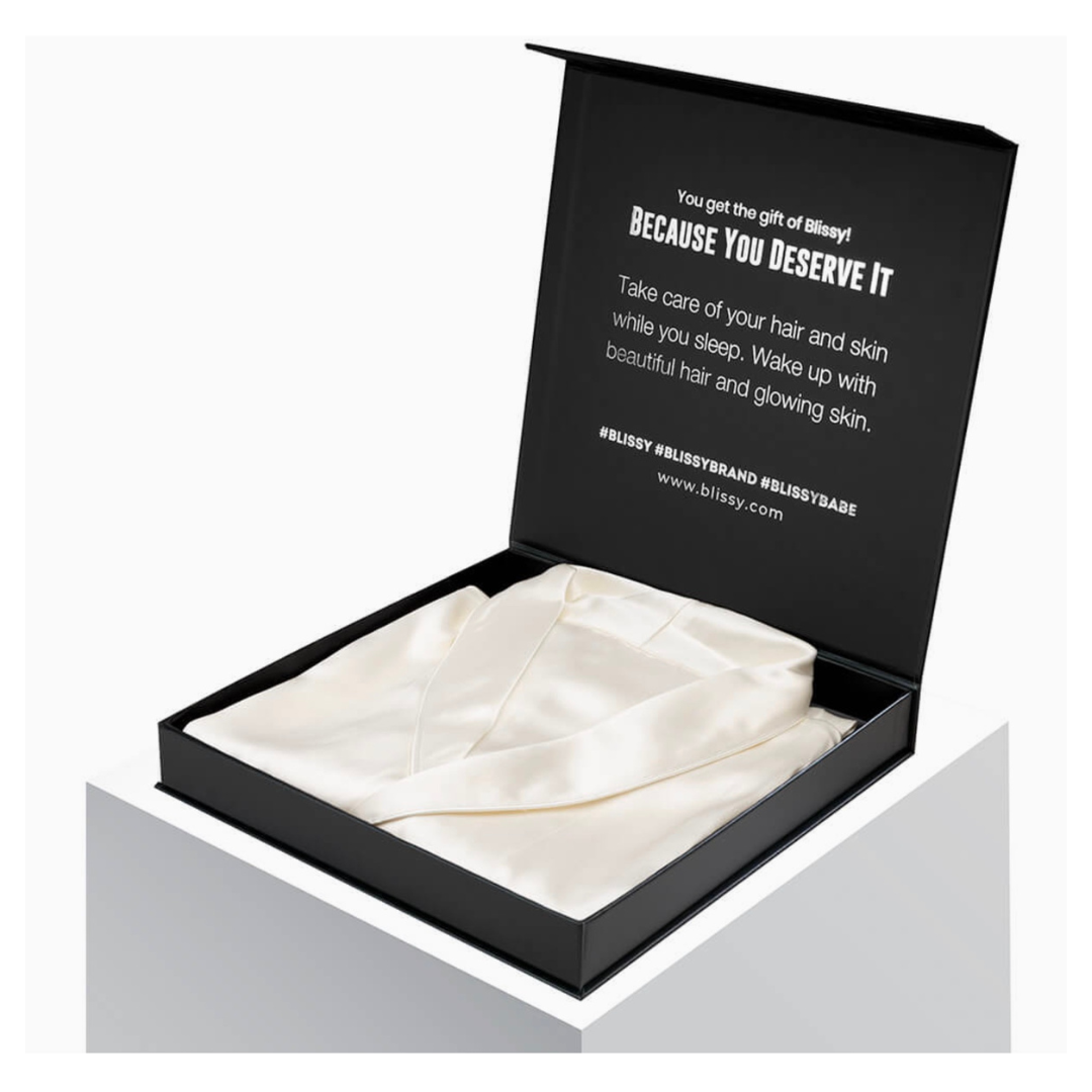 Classic Silk Robe by Blissy