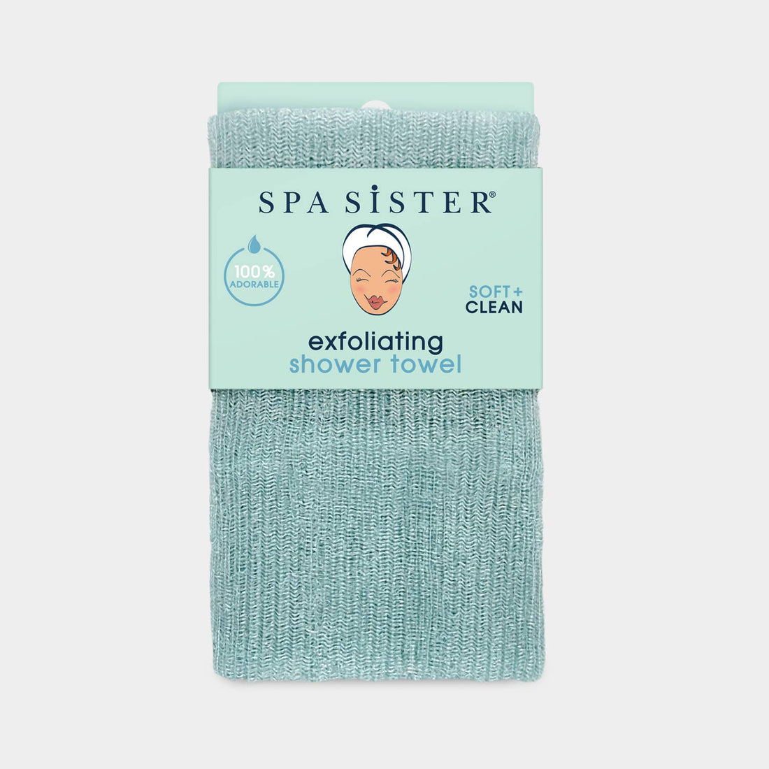 Exfoliating Spa Towel: Blue