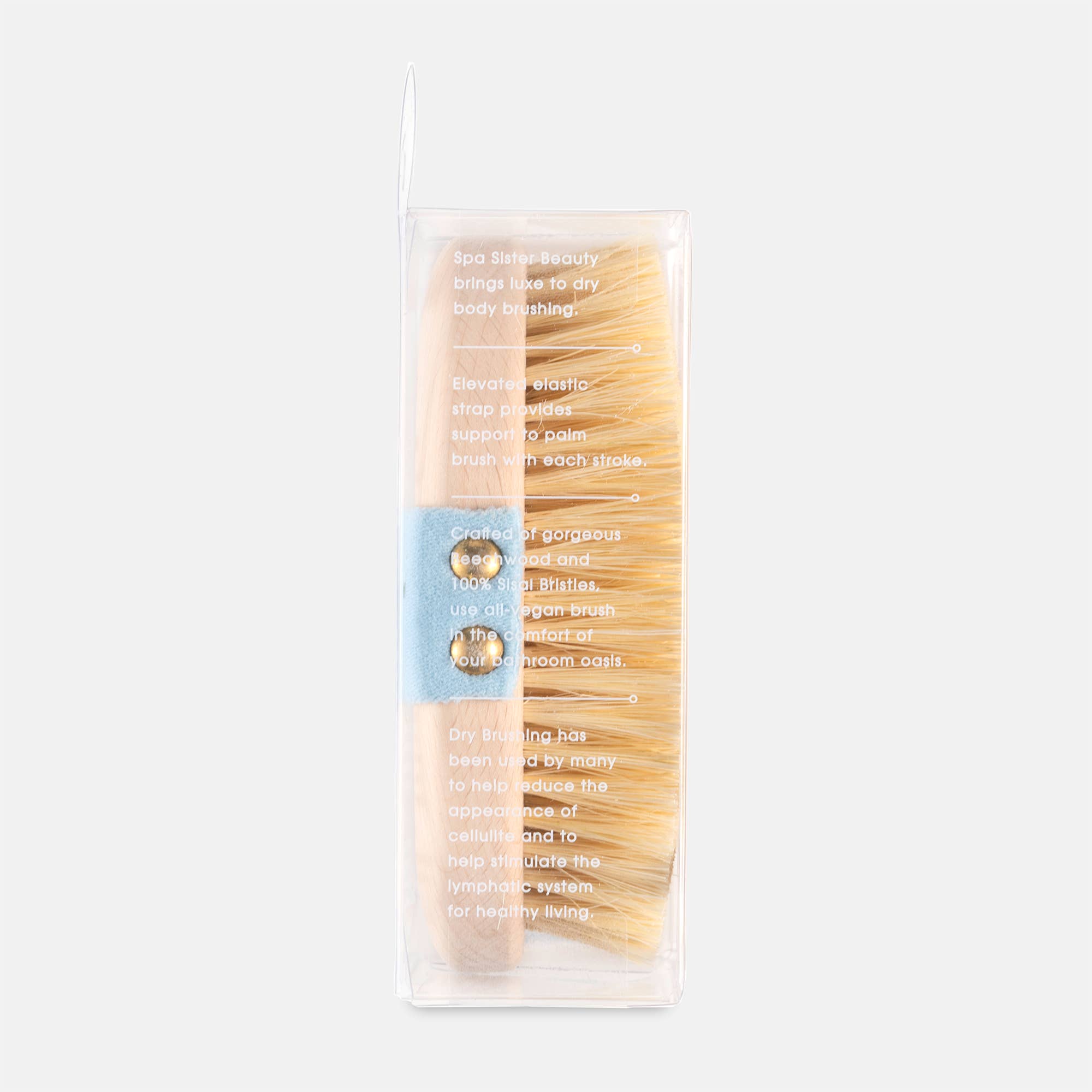 Beechwood Sisal Dry Body Brush: Natural