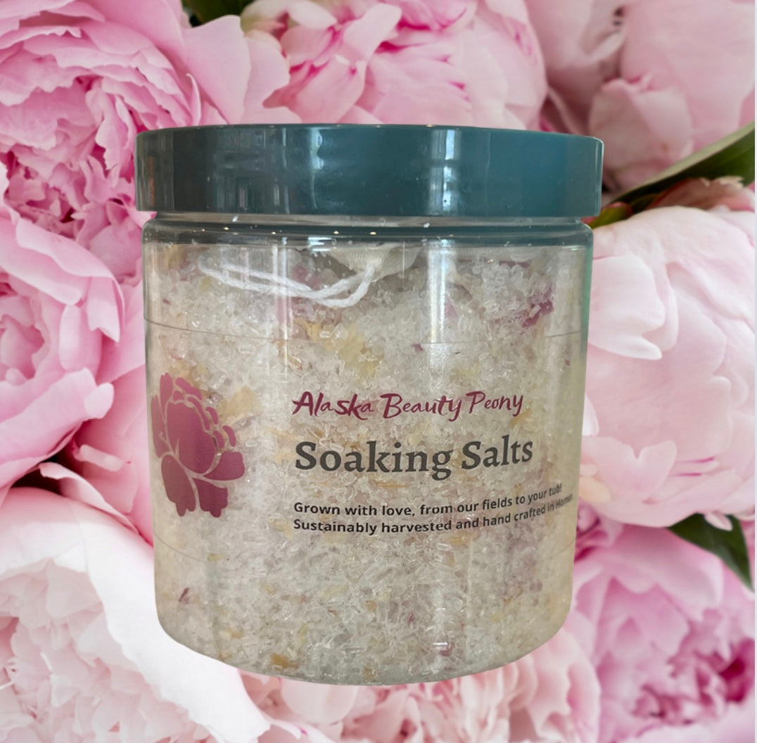 Alaska Peony Soaking Salts