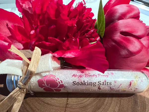 Alaska Peony Soaking Salts