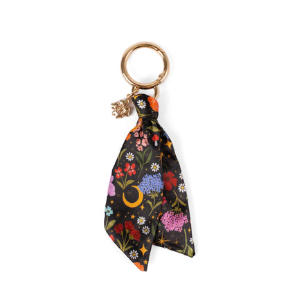 Floral Satin Keychain: Waterfall Floral