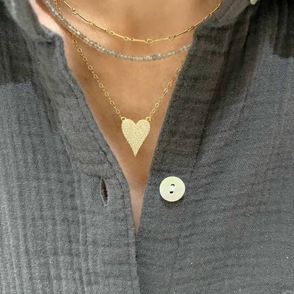 Broadway Heart Necklace: Medium