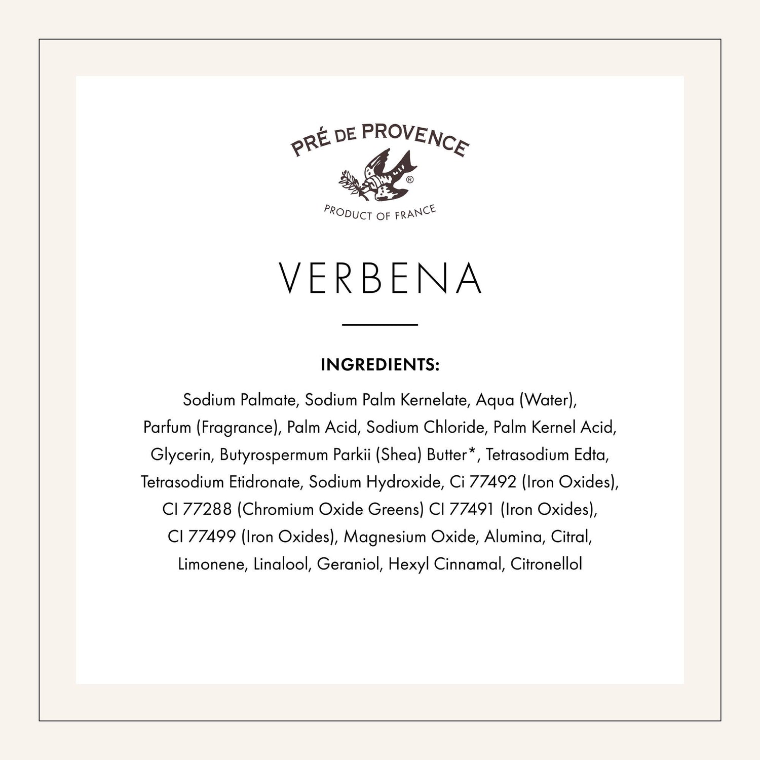 Verbena Soap Bar - 250 g: 250G