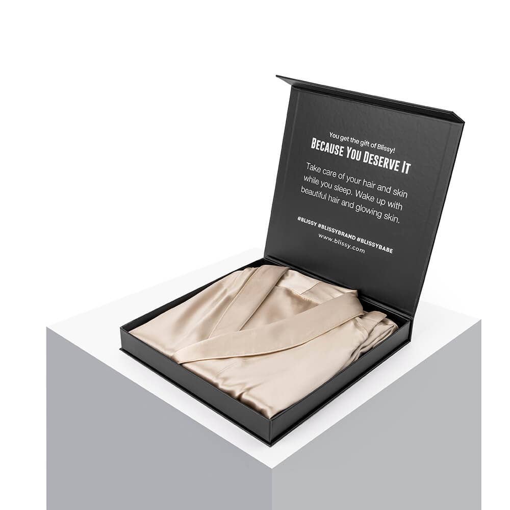 Classic Silk Robe by Blissy