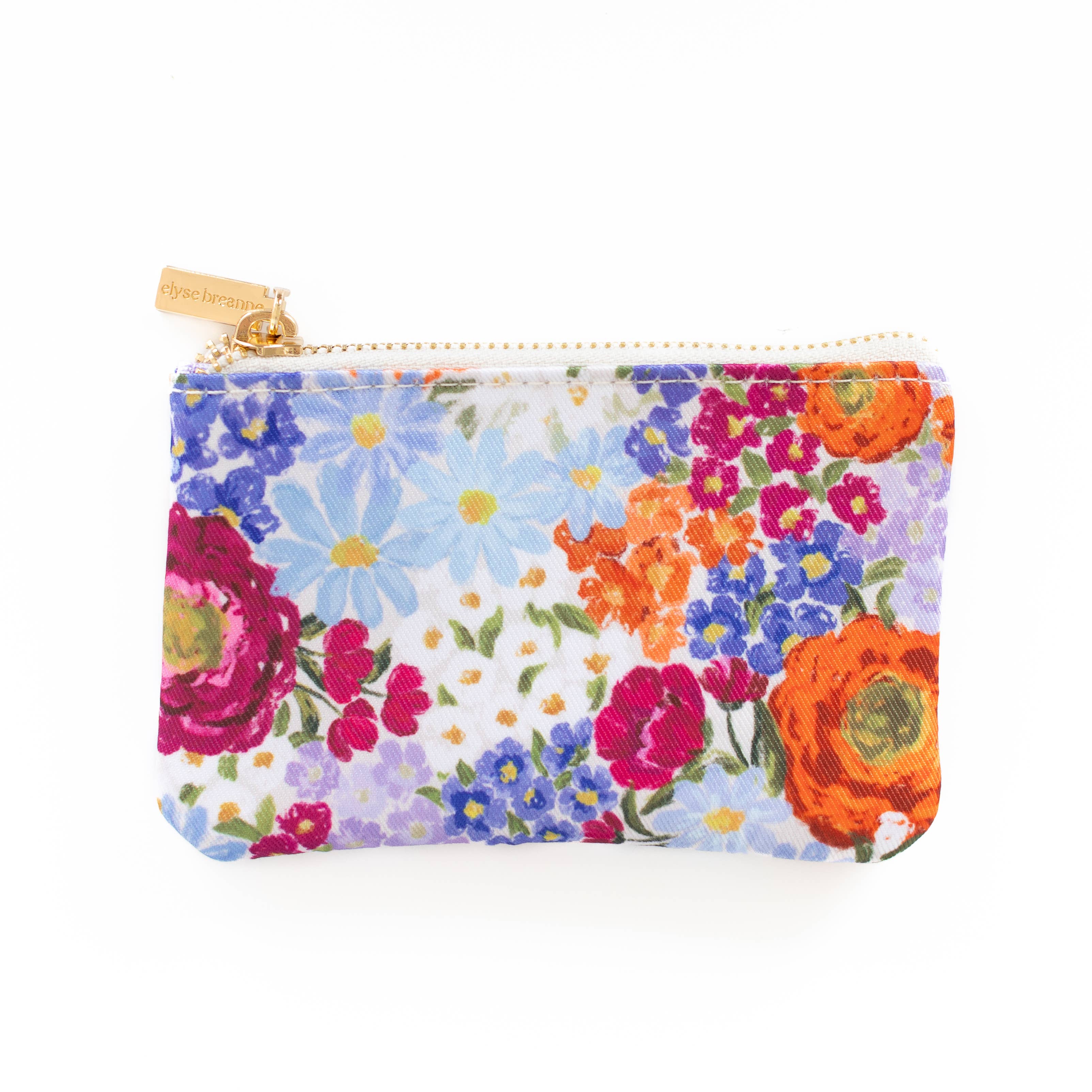 Floral Coin Pouch: Pressed Floral
