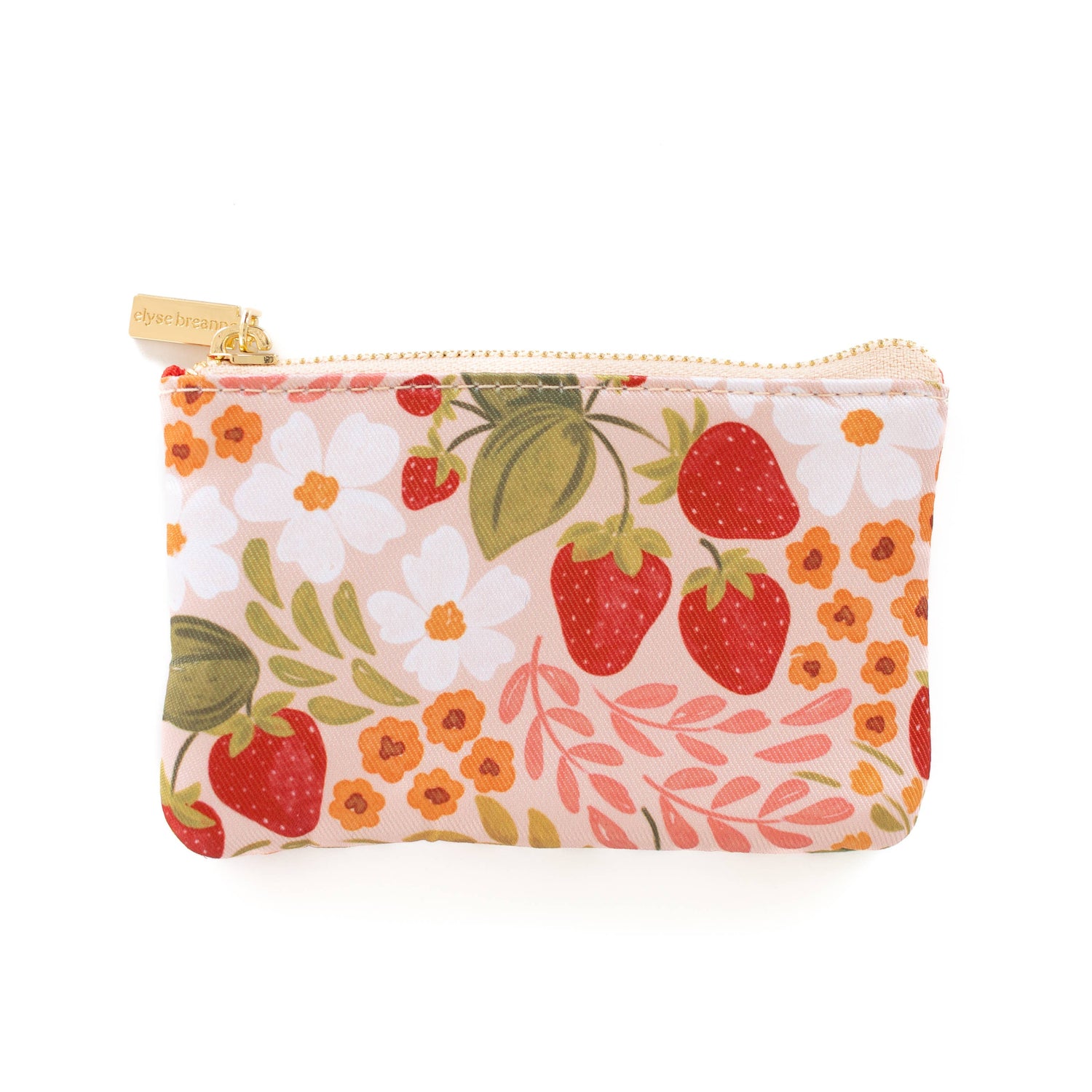 Floral Coin Pouch: Pressed Floral