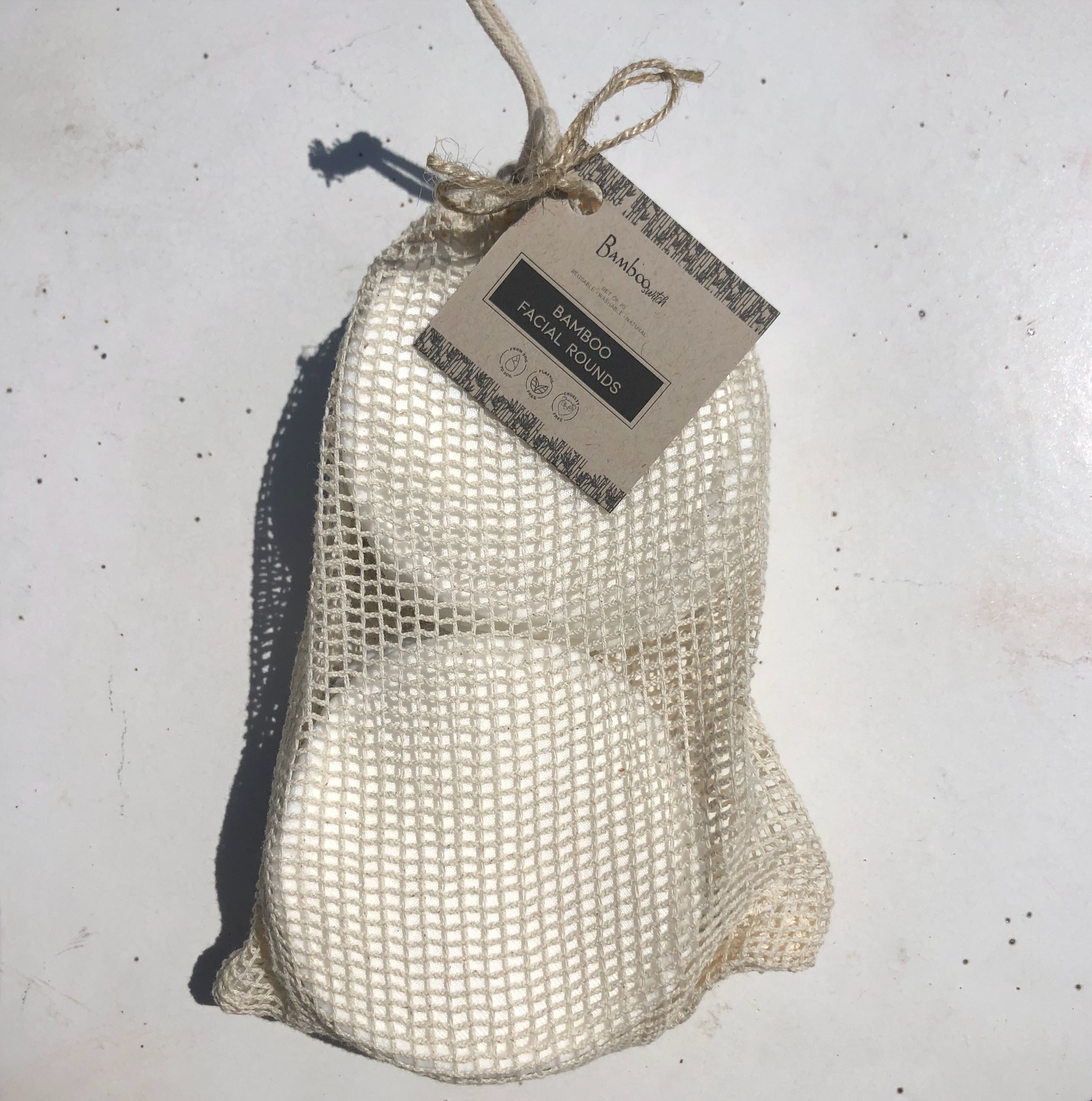 Set of 20 - Reusable Bamboo Facial Rounds | Christmas Gift