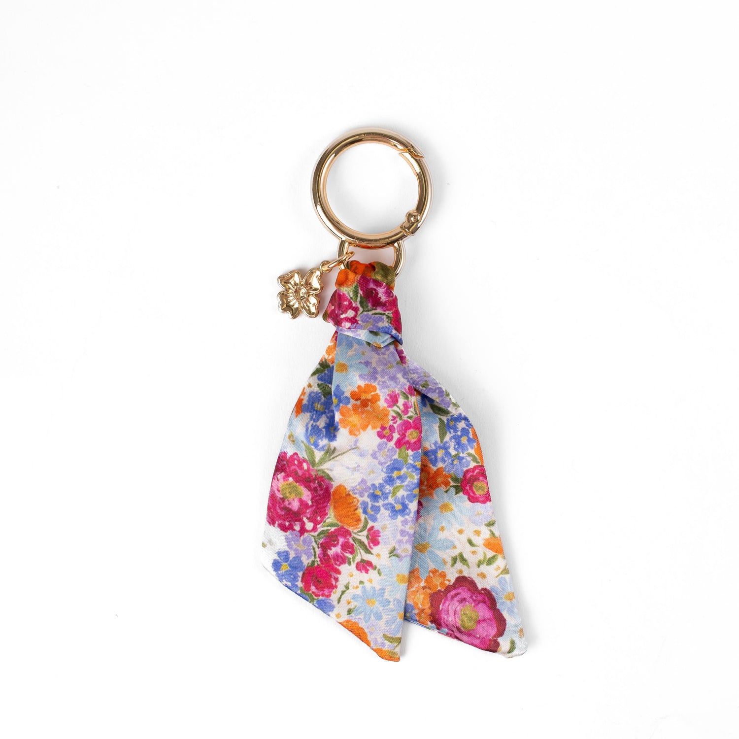 Floral Satin Keychain: Primavera