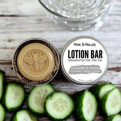Cucumber &amp; Melon Solid Lotion Bar