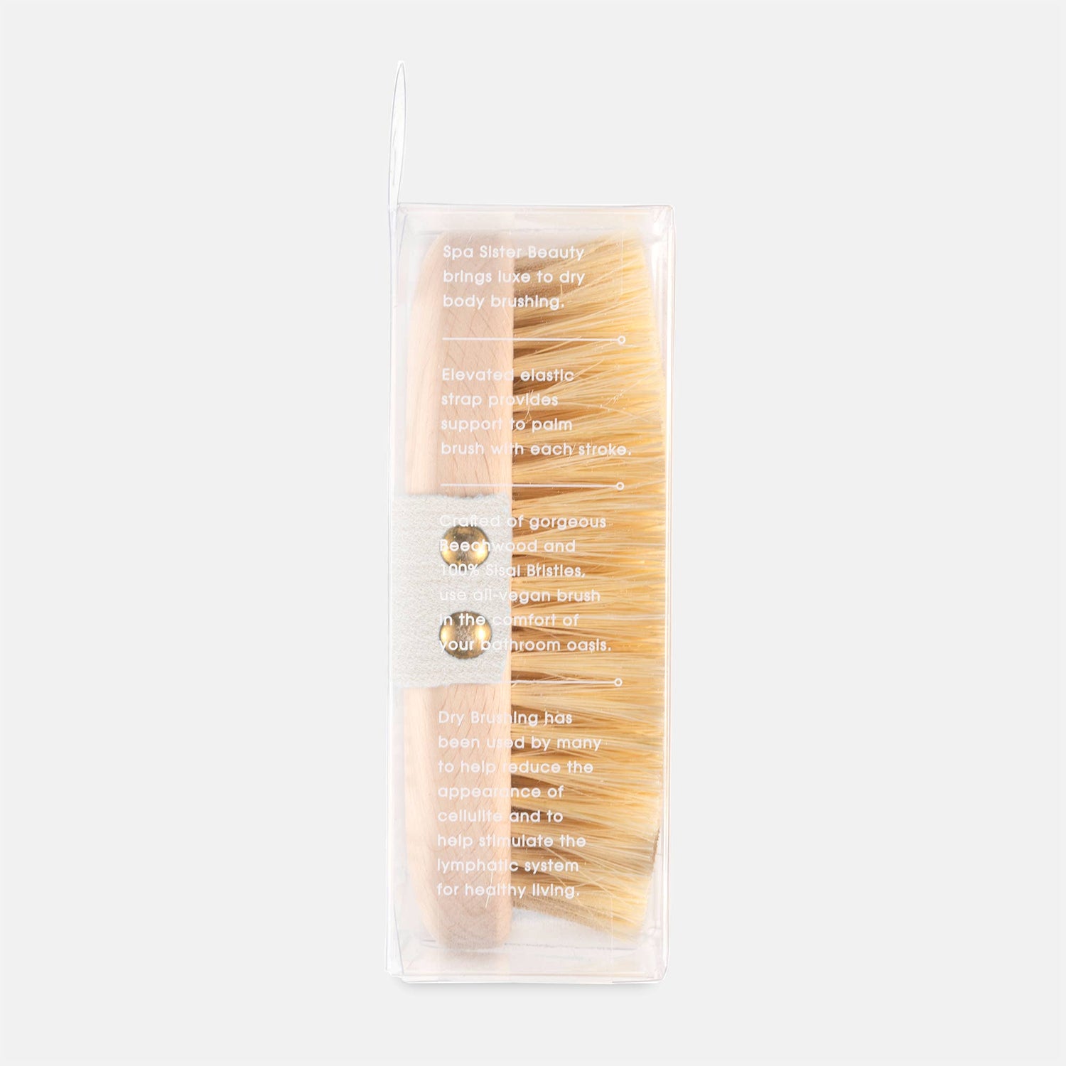 Beechwood Sisal Dry Body Brush: Natural