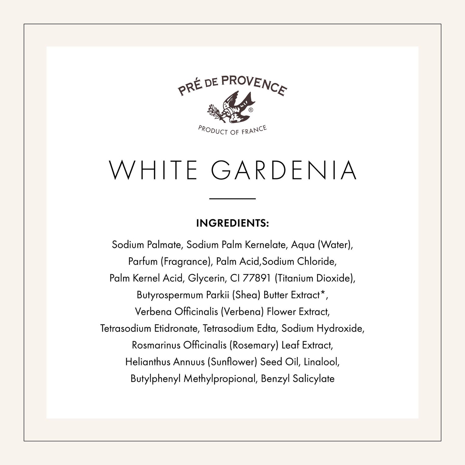 White Gardenia Soap Bar  - 250 g: 250G