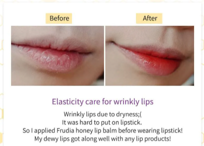 FRUIDA Hydrating Honey Lip Balm: Pomegranate Tinted Plumping