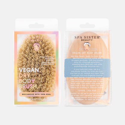 Beechwood Sisal Dry Body Brush: Natural