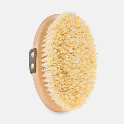 Beechwood Sisal Dry Body Brush: Natural