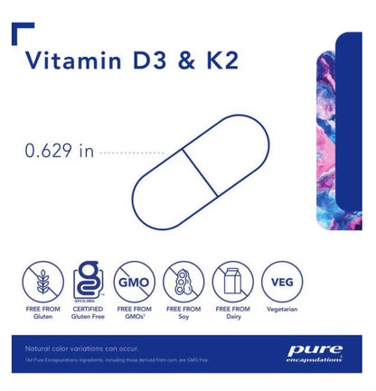 Vitamin D3 &amp; K2 120&