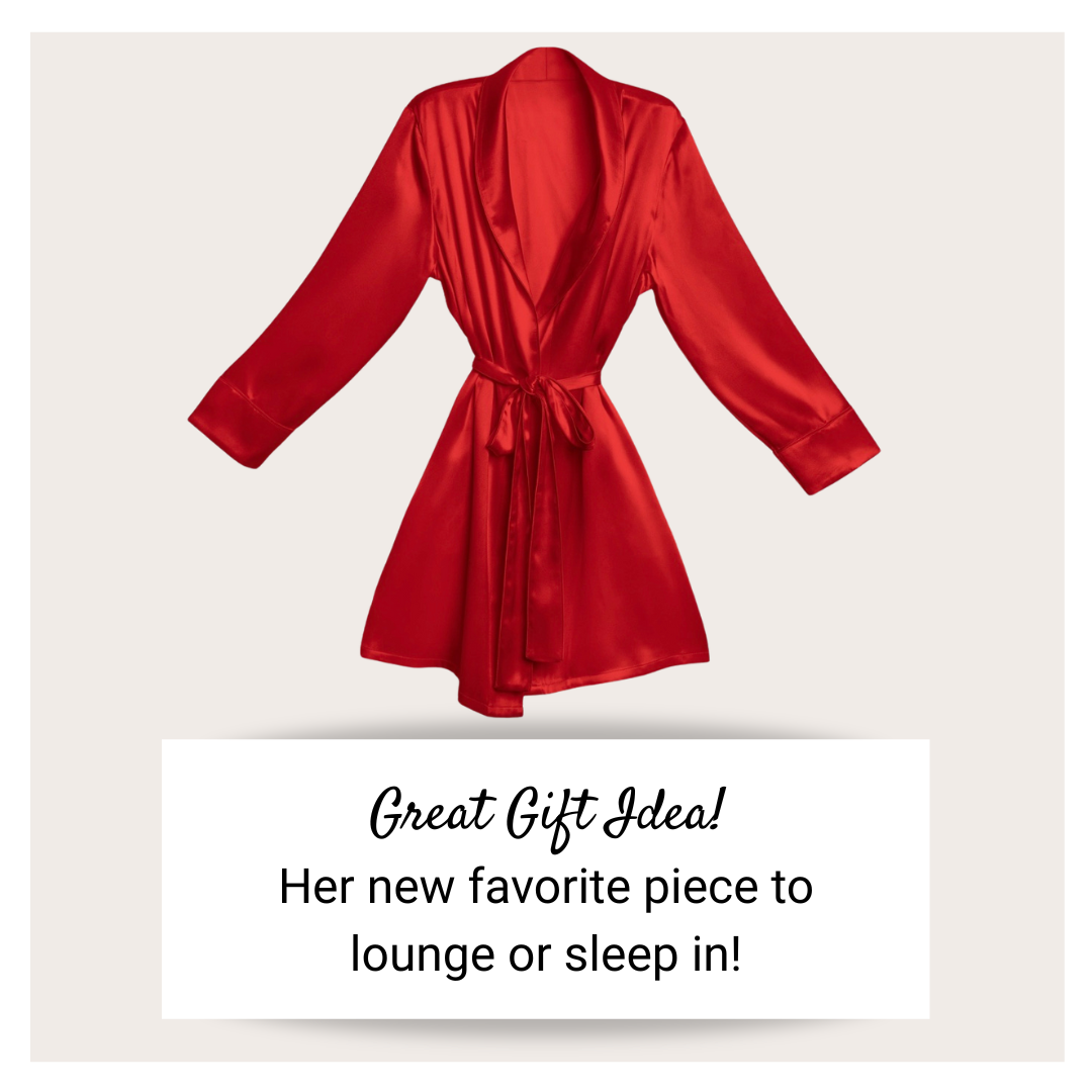 Classic Silk Robe by Blissy