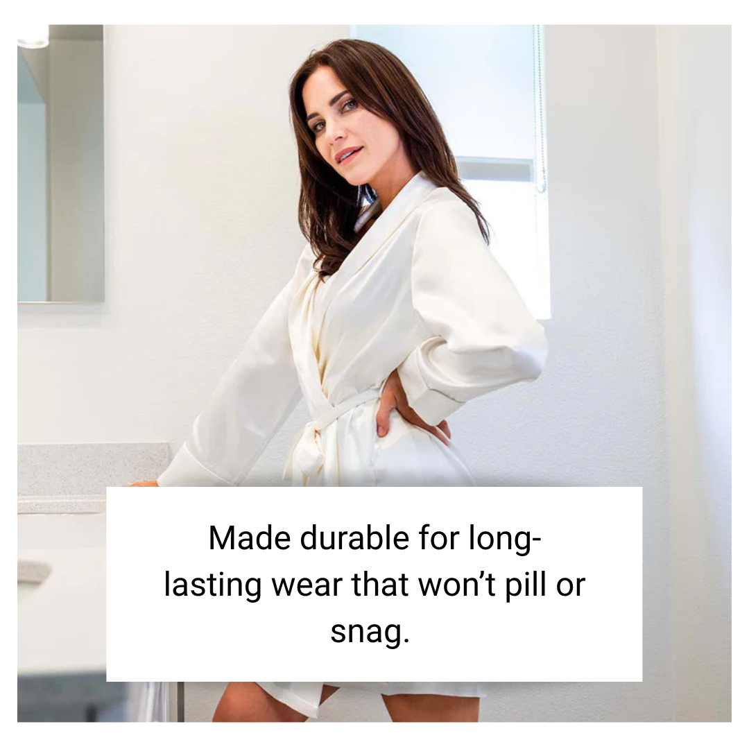 Classic Silk Robe by Blissy