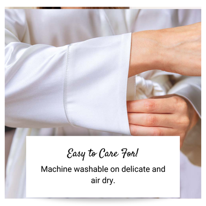 Classic Silk Robe by Blissy