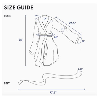 Classic Silk Robe by Blissy