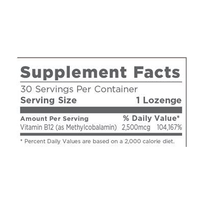 Vitamin B12 - 30 lozenges