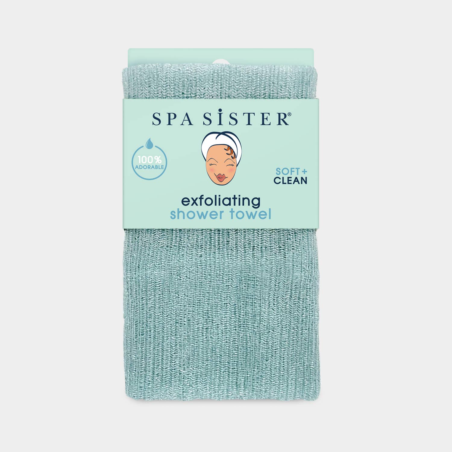 Exfoliating Spa Towel: White