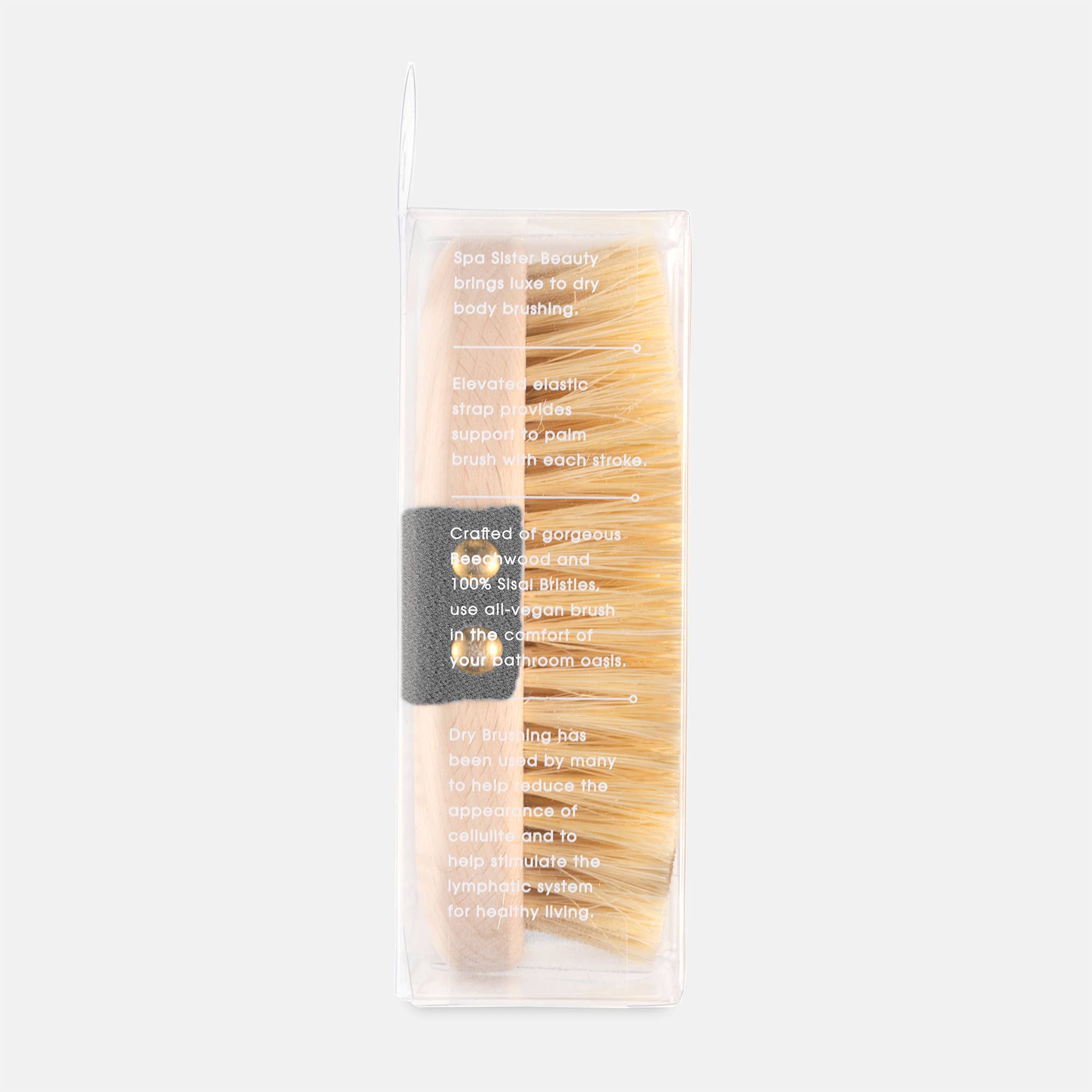 Beechwood Sisal Dry Body Brush: Natural