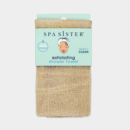 Exfoliating Spa Towel: Blue
