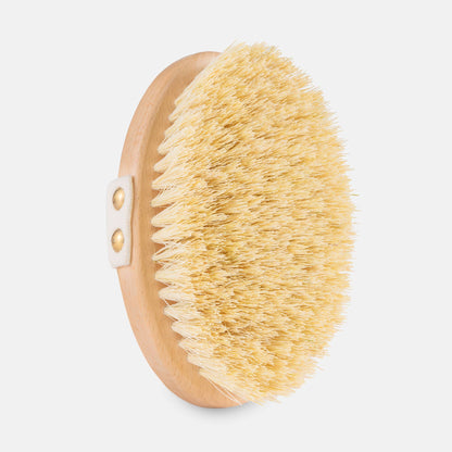 Beechwood Sisal Dry Body Brush: Natural
