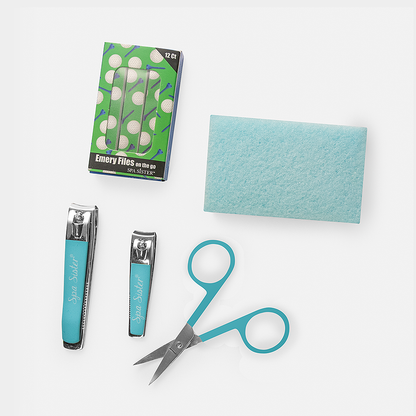 Elegance 6-piece Nail Set: Blue