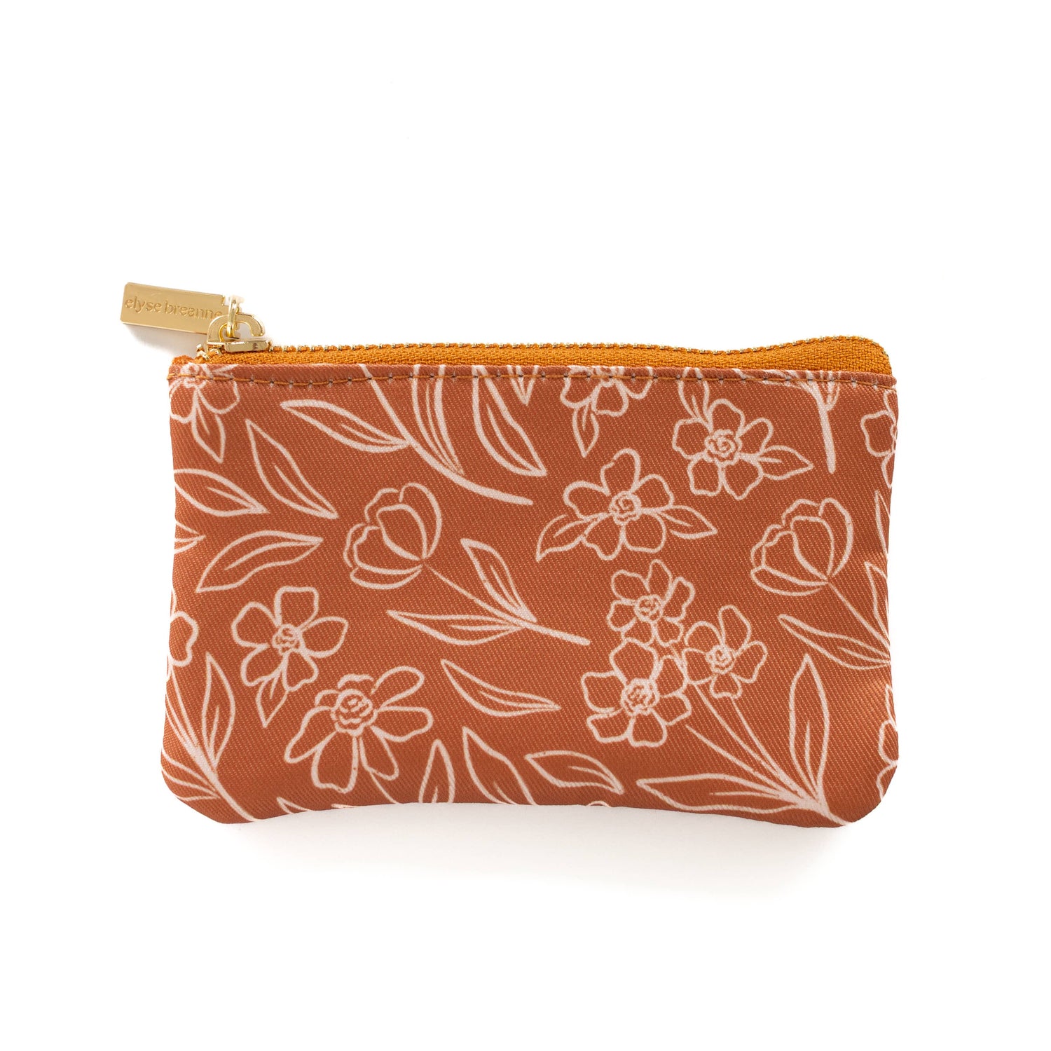 Floral Coin Pouch: Waterfall Floral